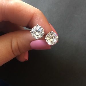2/$10 Diamond stud earrings